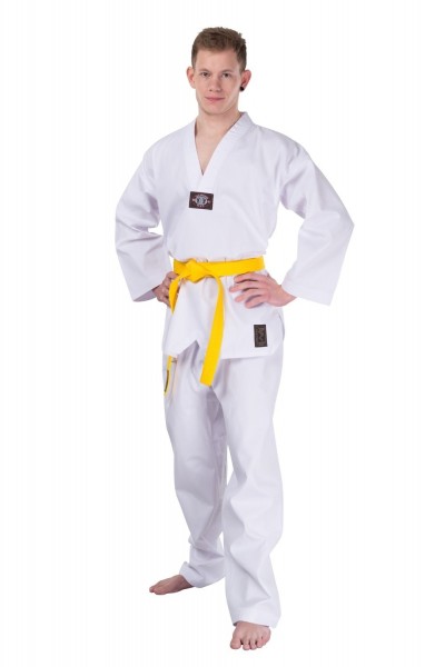 Taekwondo Dobok Ribbed Standard w Rev