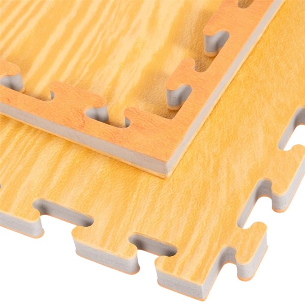 Kampfsportmatten Holz-Sandoptik ca. 100x100x2,5cm