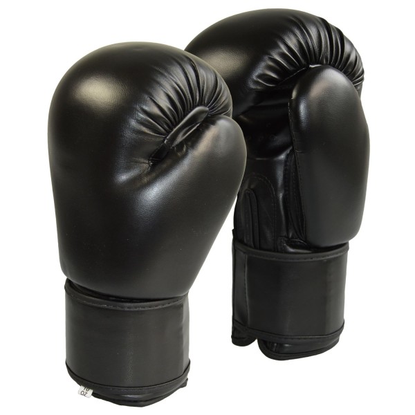 Boxhandschuhe Kunstleder schwarz 8 Oz