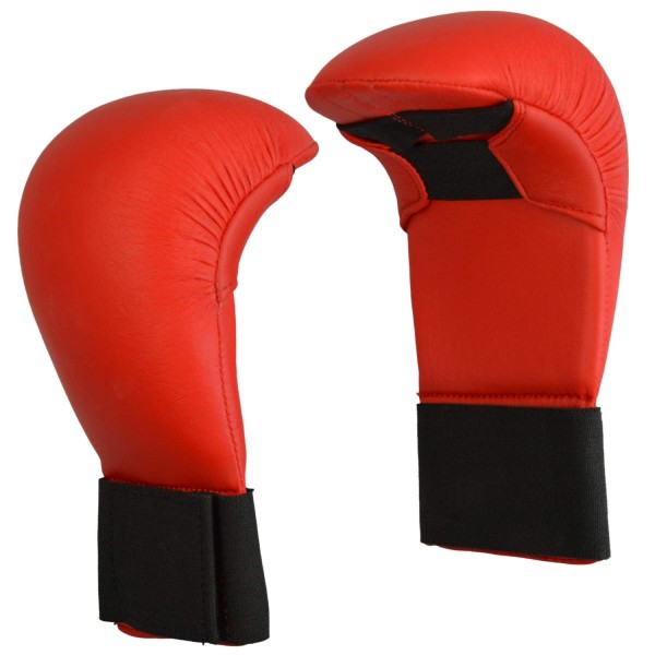 Karate mitt PU, red