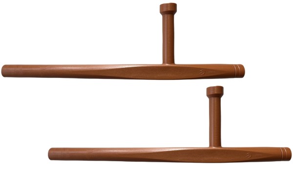Tonfa Kunststoff braun, paarweise