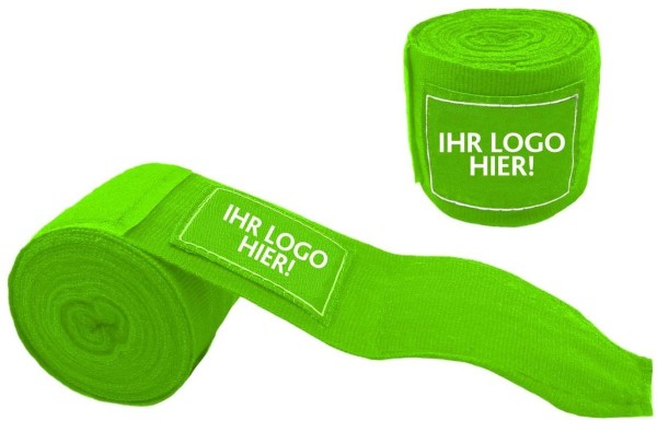 Boxbandagen, Länge 350 cm, mit individuellem Logo