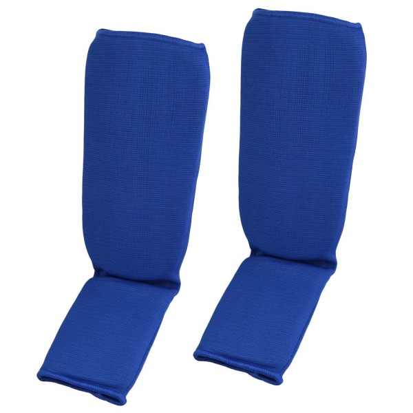 Schienbein- und Spannschoner Stoff blau, XS