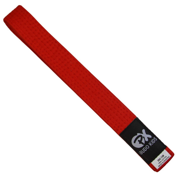 PX Budo Kids Softbelt, rot, 200cm